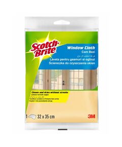 Laveta microfibra pentru geamuri Scotch-Brite, 32 x 35 cm-