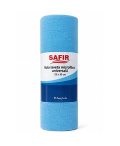 Lavete microfibra multisuprafete, 25x30 cm, 25 buc/set, SAFIR-