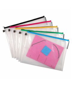 Mapa plastic A3 cu fermoar, OPTIMA Mesh-