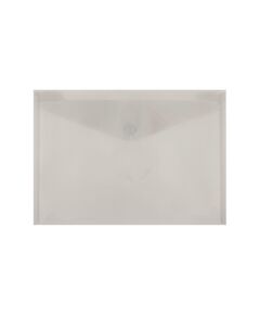 Mapa plastic, cu capsa, A5, fumuriu, 10 buc/set, OPTIMA, Culoare: Fumuriu-