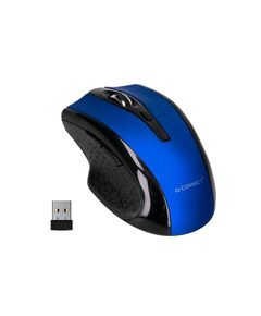 Mouse wireless, 4 butoane, albastru, Q-CONNECT, Culoare: Albastru-