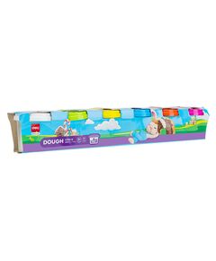Plastilina modelatoare 12 culori/set, 100 g, Dough DELI-