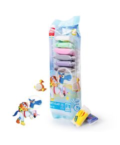 Plastilina modelatoare 12 culori/set, 72 g, Soft Clay DELI-
