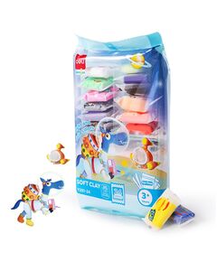 Plastilina modelatoare 24 culori/set, 144 g, Soft Clay DELI-