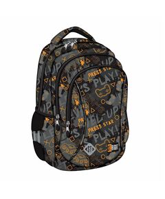 Rucsac baieti, 3 compartimente, Orange Pad, ST.RIGHT BP26-
