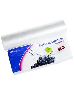 Pungi ambalare alimente, 3 kg, 285x375 mm, 350 buc/rola, SAFIR Clasic-