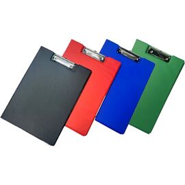 Clipboard dublu plastifiat, A4, OPTIMA, Culoare: Albastru-