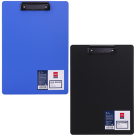 Clipboard simplu plastic, A4, DELI Foam, Culoare: Albastru-