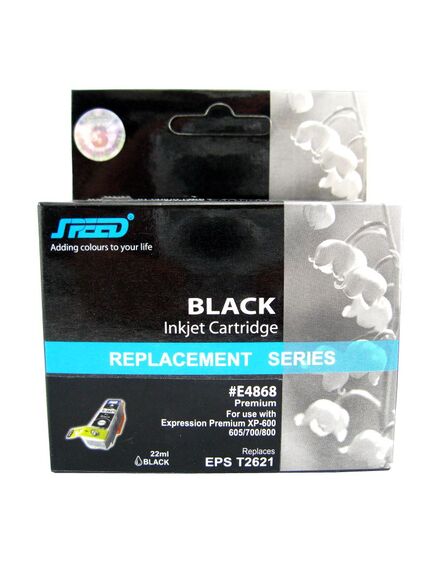 Cartus compatibil EPSON C13T26214010 T2621, BLACK-[2]