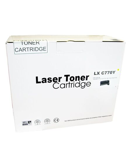 Cartus toner compatibil LEXMARK C770 C780 YELLOW-[2]