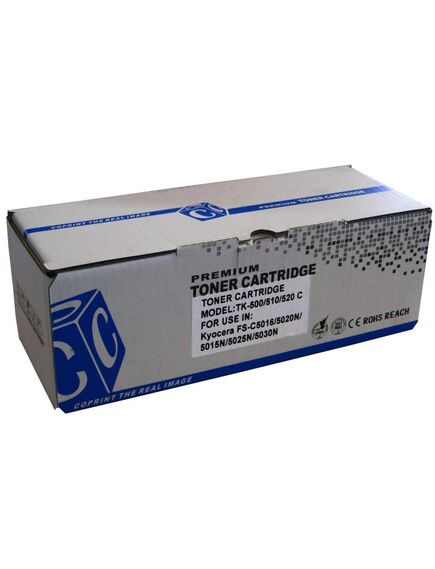 Cartus toner compatibil KYOCERA TK500 TK510 TK520 CYAN-[2]