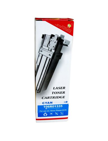 Cartus toner compatibil XEROX PHASER 6125 CYAN 106R01335, RETECH-[2]