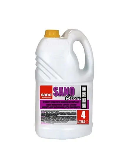 Detergent pentru geamuri si oglinzi SANO, 4 L-