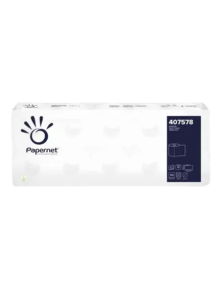 Hartie igienica PAPERNET 407578, 3 straturi, 10 role/set-