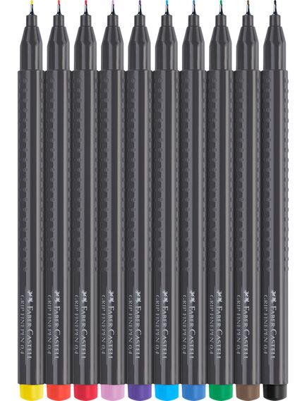 Liner 0.4 mm FABER-CASTELL GRIP, 10 buc/set-[3]