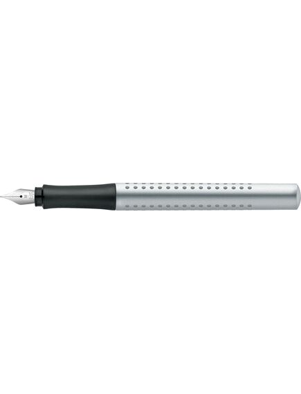 Stilou FABER-CASTELL Grip 2011 M - Argintiu, Culoare: Argintiu-[2]