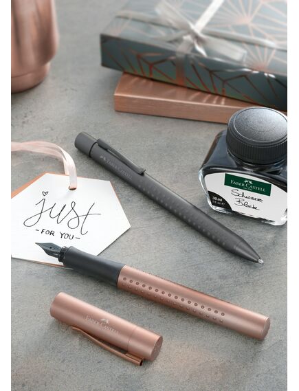 Stilou FABER-CASTELL Grip 2011 F GRI, Culoare: Gri-[2]