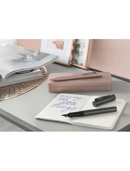 Stilou FABER-CASTELL Grip 2011 F GRI, Culoare: Gri-[11]