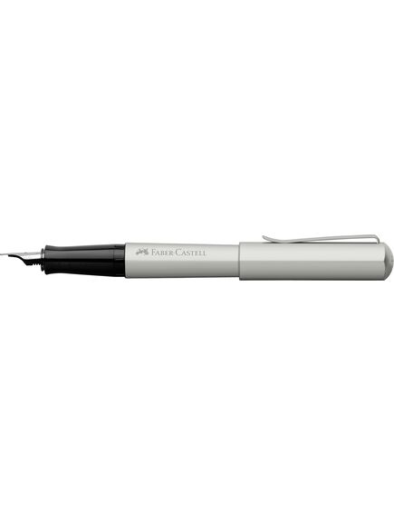 Stilou FABER-CASTELL HEXO F ARGINTIU MAT-[12]