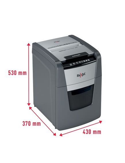 Distrugator documente automat REXEL Optimum 90X, cross cut, 90 coli-[7]