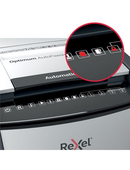 Distrugator documente automat, micro-cut, REXEL Optimum 100M-[3]