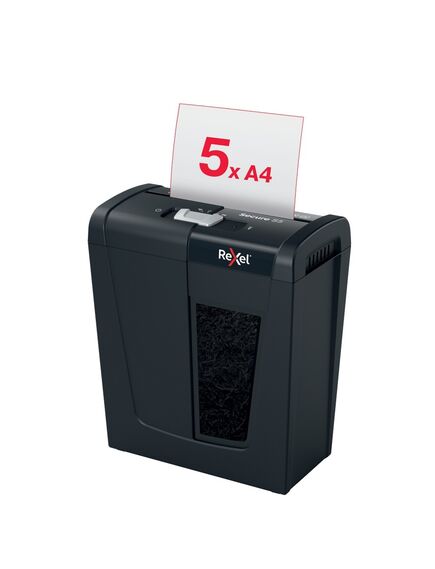 Distrugator birou REXEL Secure S5, 5 coli, strip-cut-[6]