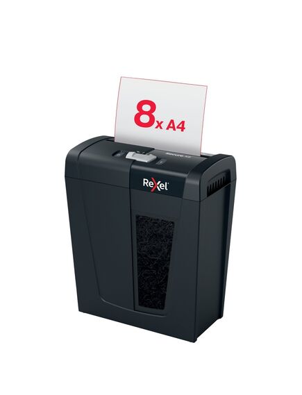Distrugator documente REXEL Secure X8, 8 coli, cross-cut-[8]