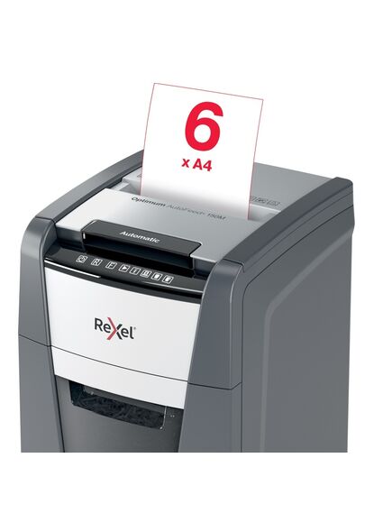 Distrugator documente automat REXEL Optimum 150M, micro cut, 150 coli-[6]