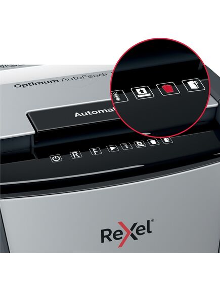 Distrugator documente automat REXEL Optimum AutoFeed+ 600M, micro cross-cut, 600 coli-[6]
