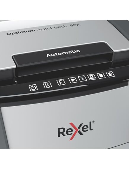 Distrugator documente automat REXEL Optimum 90X, cross cut, 90 coli-[4]