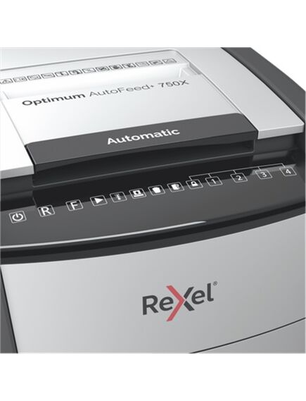 Distrugator documente automat REXEL Optimum AutoFeed+ 750X, cross-cut, 750 coli-[4]