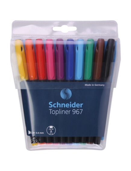 Liner 0.4 mm SCHNEIDER Topline 967, 10 culori/set-[2]