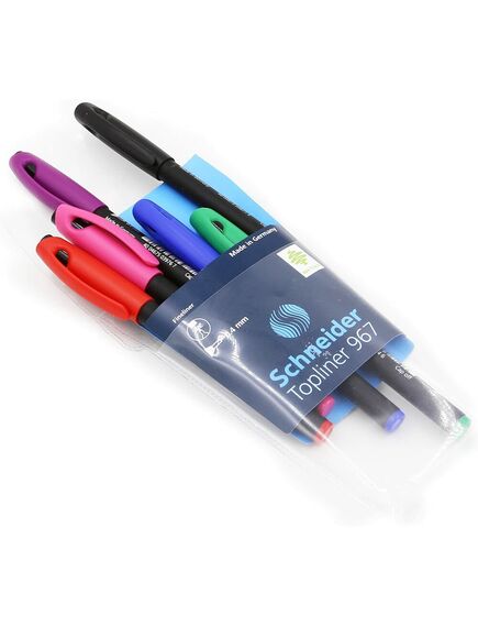 Liner 0.4 mm SCHNEIDER Topline 967, 6 culori/set-[5]