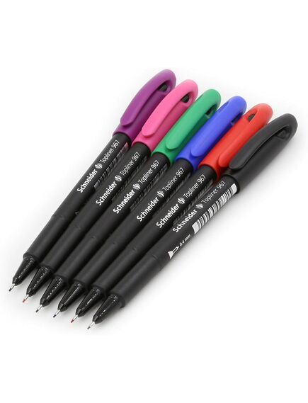 Liner 0.4 mm SCHNEIDER Topline 967, 6 culori/set-[3]