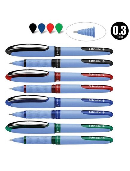 Roller 0.3 mm, rosu, SCHNEIDER One Hybrid N, Culoare: Rosu-[5]