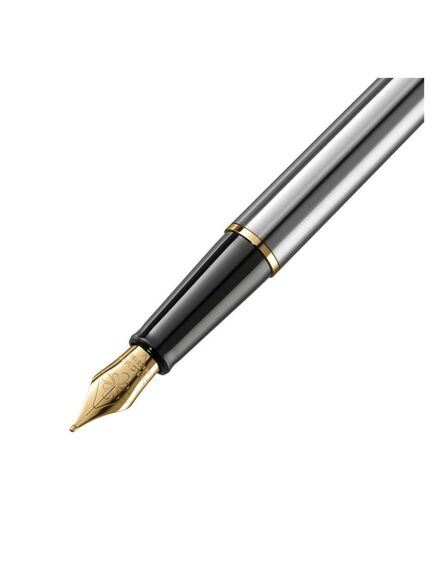 Stilou DIPLOMAT Traveller Stainless Steel Gold-[2]