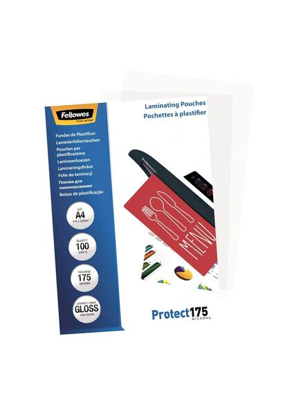 Folie laminare A4 175 microni, 100 buc/top, FELLOWES-[3]