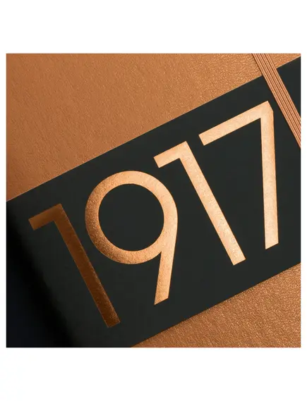 Caiet cu elastic A5, punctat, 125 file, LEUCHTTURM1917 Metallic - Argintiu, Culoare: Argintiu, Liniatura: Punctat-[5]