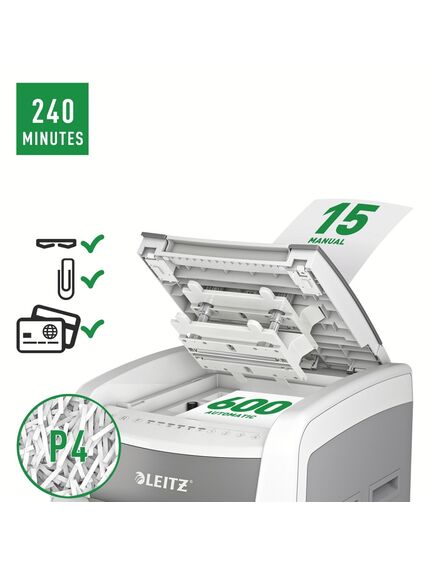 Distrugator documente automat LEITZ IQ Autofeed Office Pro 600-[2]
