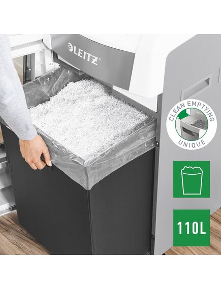 Distrugator documente automat, micro cross-cut LEITZ IQ Autofeed Office Pro 600-[4]