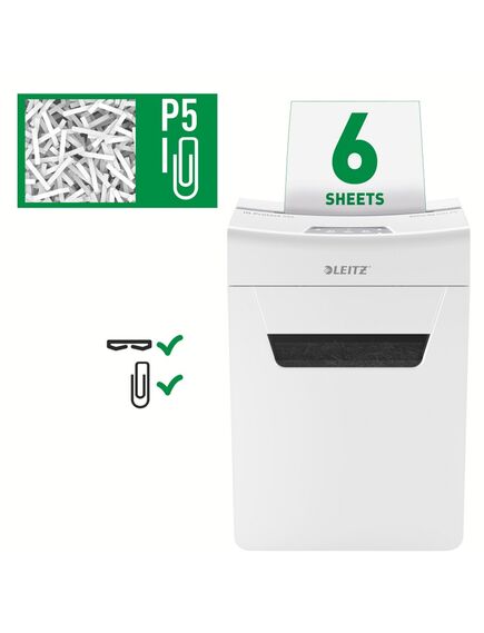 Distrugator documente micro-cut LEITZ IQ Protect 6M-[9]