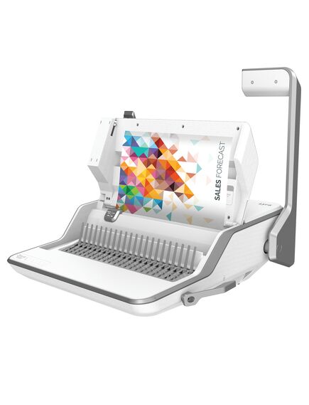 Aparat de indosariat cu inele plastic FELLOWES Lira 3 in 1-[3]