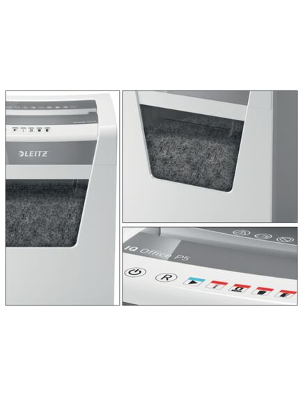 Distrugator documente micro cross-cut 10 coli LEITZ IQ Office P5-[7]