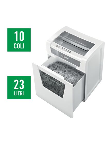 Distrugator documente micro cross-cut 10 coli LEITZ IQ Office P5-[8]