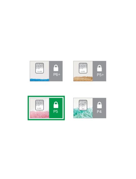 Distrugator documente micro cross-cut 15 coli LEITZ IQ Office Pro P5-[6]