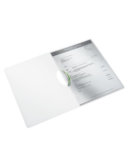 Dosar plastic, cu clema, A4, verde, LEITZ WOW ColorClip, Culoare: Verde-[2]
