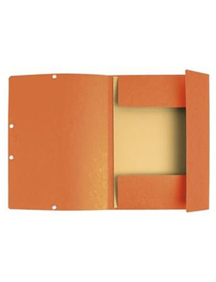 Mapa carton plastifiat, cu elastic, A4, portocaliu, EXACOMPTA, Culoare: Portocaliu-[2]