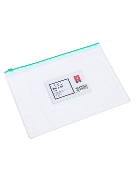 Mapa plastic A5 cu fermoar Ziplock, DELI-[4]