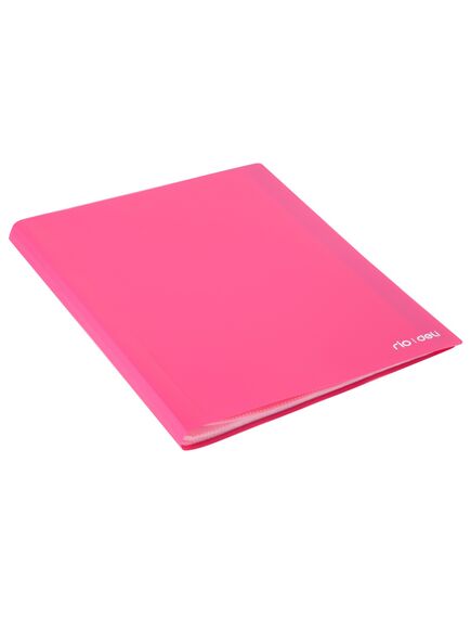 Mapa de prezentare cu 100 folii, A4, coperta flexibila, DELI RIO-[3]