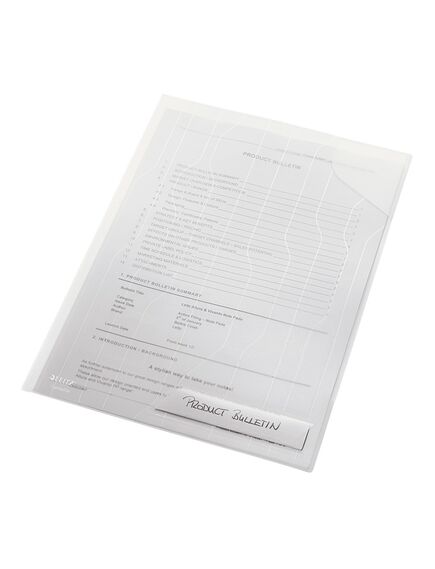 Mapa plastic, cu eticheta, 200 microni, 40 coli, 5 buc/set, LEITZ CombiFile-[2]